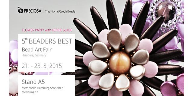 Logo der Messe 5. BEADERS BEST PERLENKUNST-MESSE