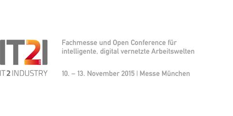 Logo der Messe IT2Industry 2015