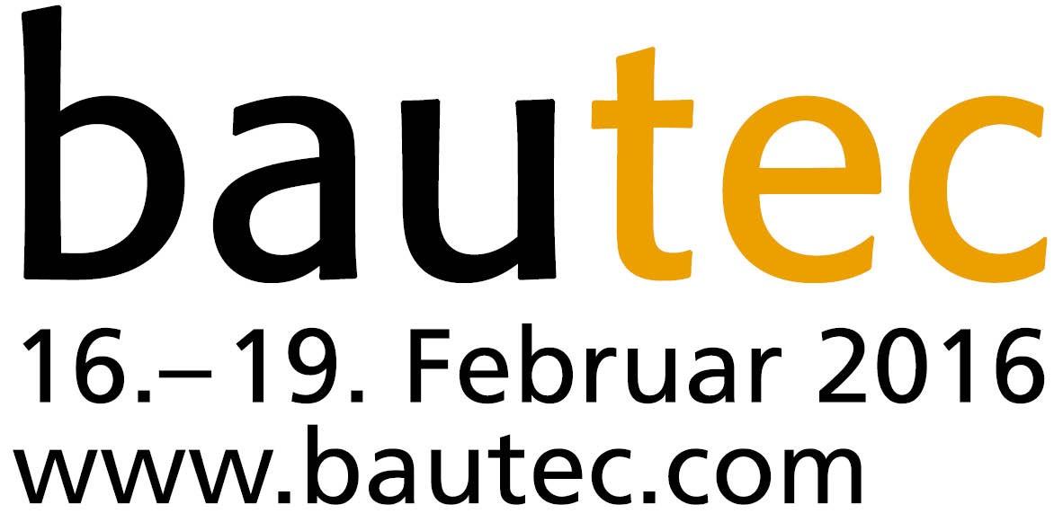Logo der Messe bautec 2016