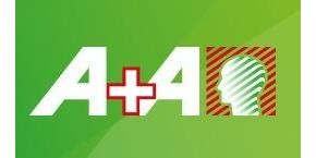 Logo der Messe A+A