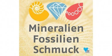 Logo der Messe Mineralien Fossilien und Schmuck