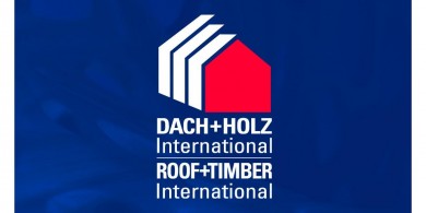 Logo der Messe Dach + Holz International Stuttgart