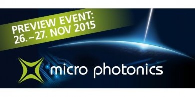Logo der Messe micro photonics 2015 - Preview Event