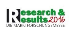 Logo der Messe Research & Results