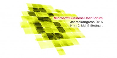Logo der Messe Microsoft Business User Forum Jahreskongress 2016
