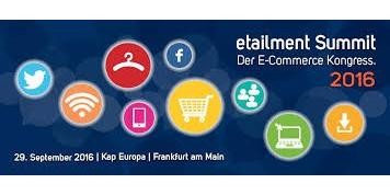 Logo der Messe etailment Summit 2016