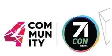 Logo von der Messe 4Community: Die 71Con