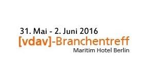 Logo der Messe vdav Branchentreffen