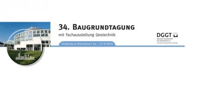 Logo von der Messe 34. Baugrundtagung
