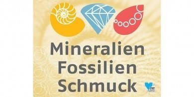 Logo der Messe Mineralien Fossilien und Schmuck