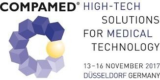 Logo der Messe COMPAMED 2017 in Düsseldorf