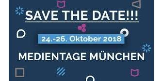 Logo der Messe Medientage München 2018 in München