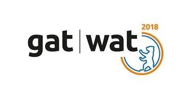 Logo der Messe gat/wat 2018 in Berlin