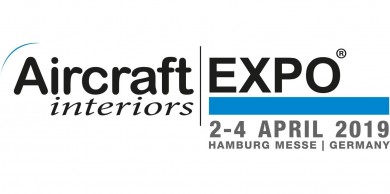 Logo der Messe Aircraft Interiors Expo 2019
