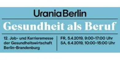 Logo der Messe Gesundheit als Beruf 2019