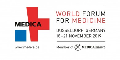 Logo der Messe MEDICA 2019