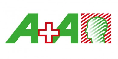 Logo der Messe A+A 2021