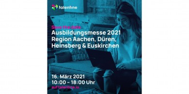 Logo der Messe 2. Online-Ausbildungsmesse für die Region Aachen, Düren, Heinsberg & Euskirchen