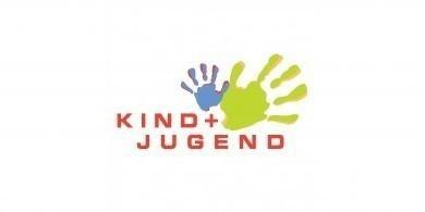 Logo der Messe Kind + Jugend 2023