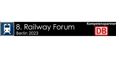 Logo der Messe 8. RAILWAY FORUM 2023