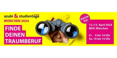 Logo der Messe azubi & studientage München 2024