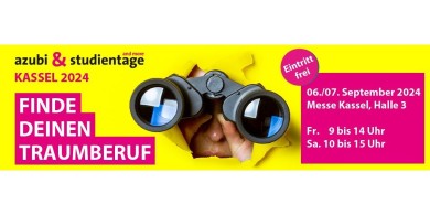 Logo der Messe azubi & studientage Kassel 2024