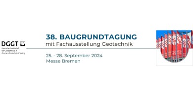 Logo der Messe 38. Baugrundtagung 2024