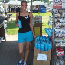 Hannah-Madeleine bei der Arbeit