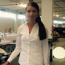 Maria bei der Arbeit