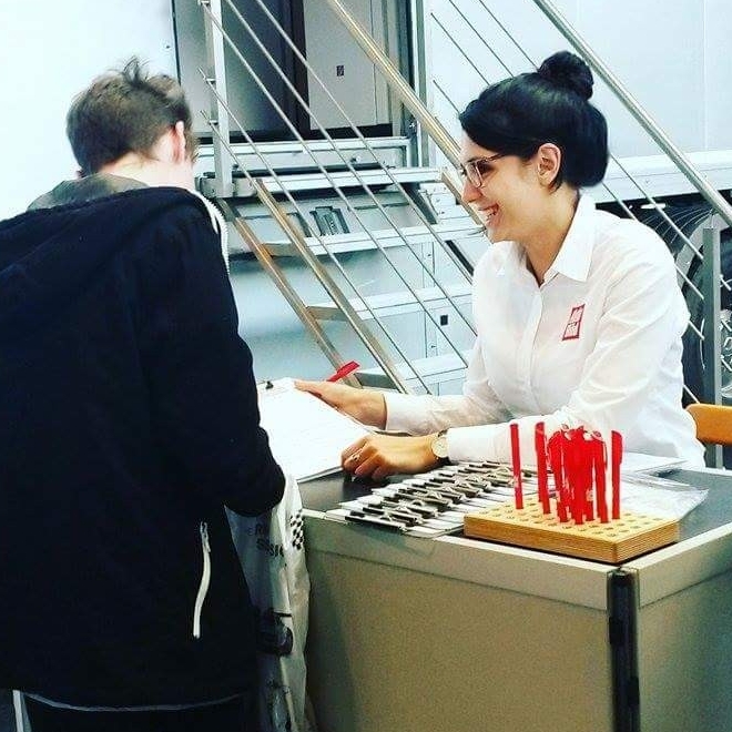 Mitarbeiter im Einsatz
