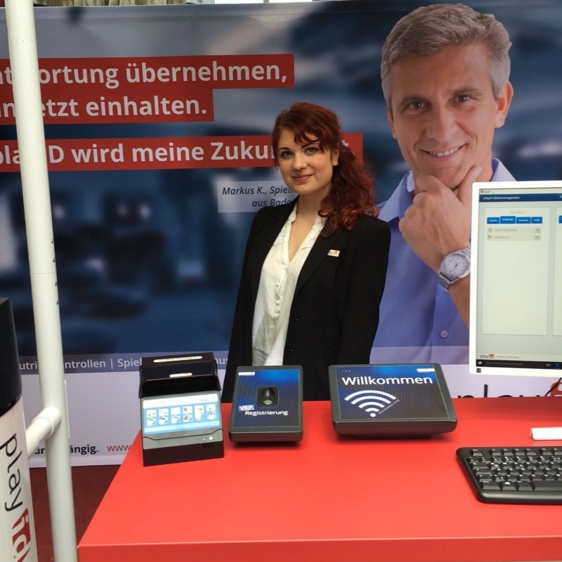Mitarbeiter im Einsatz