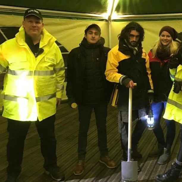 Mitarbeiter im Einsatz