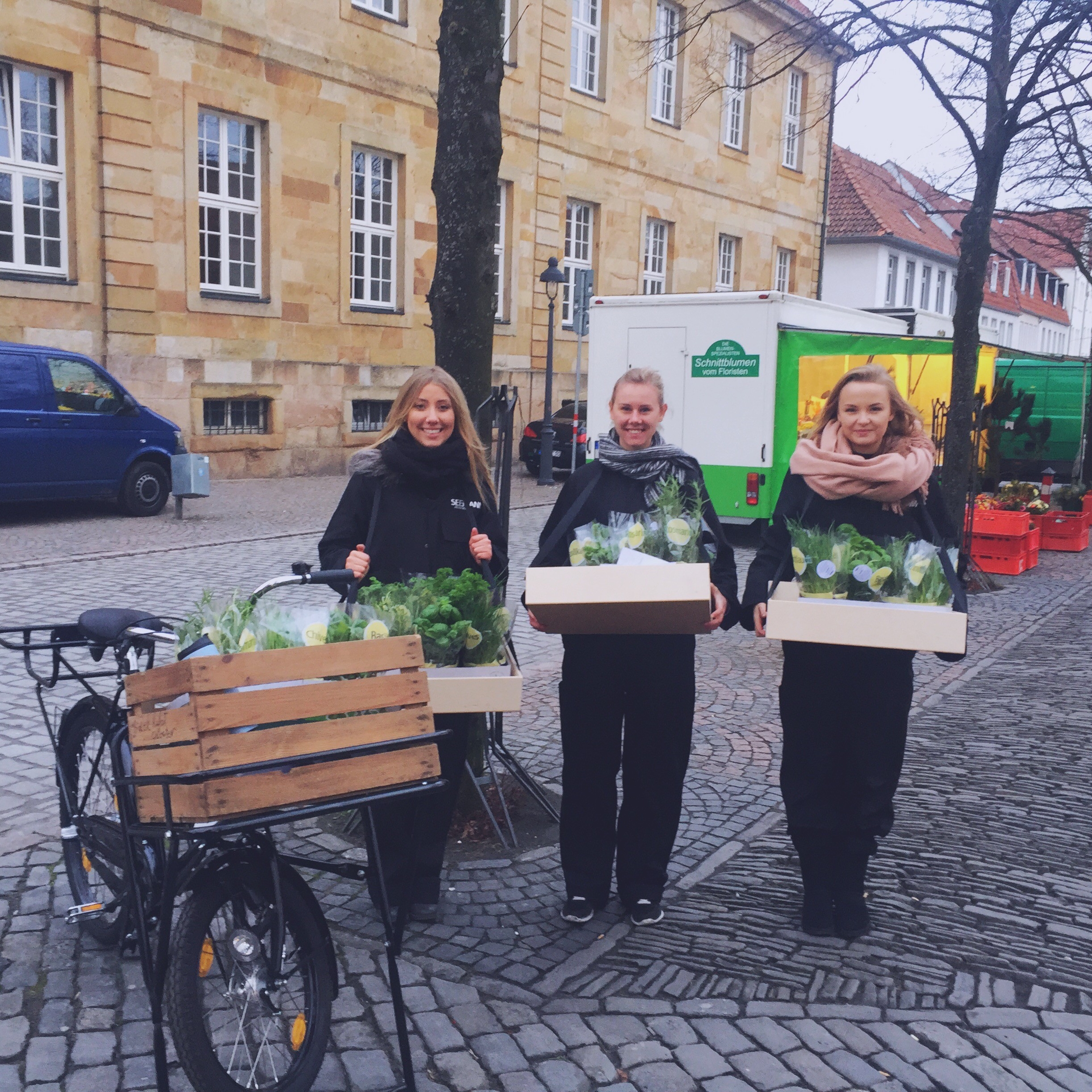 Mitarbeiter im Einsatz