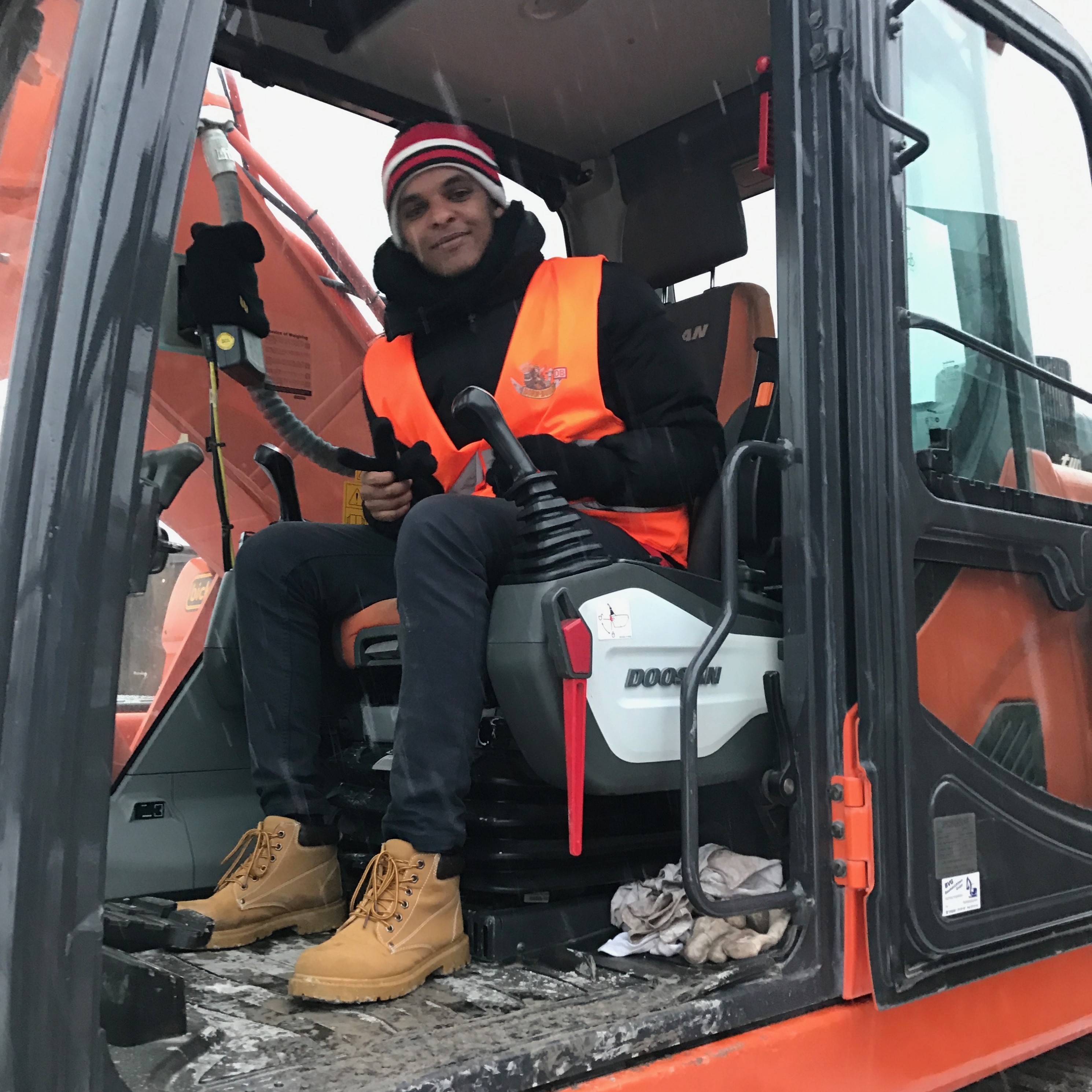 Mitarbeiter im Einsatz