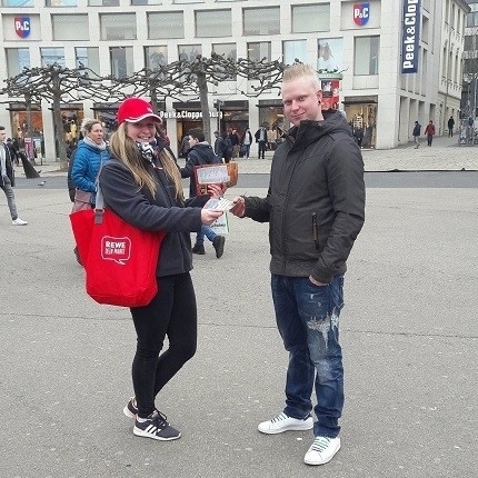 Mitarbeiter im Einsatz