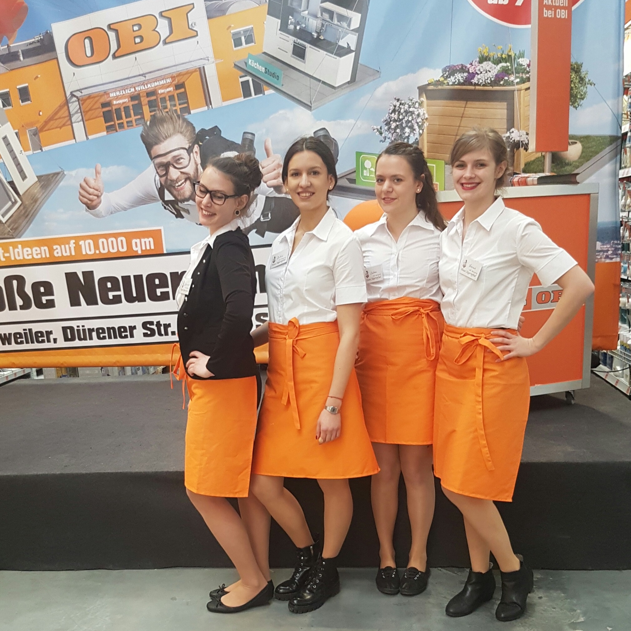 Mitarbeiter im Einsatz