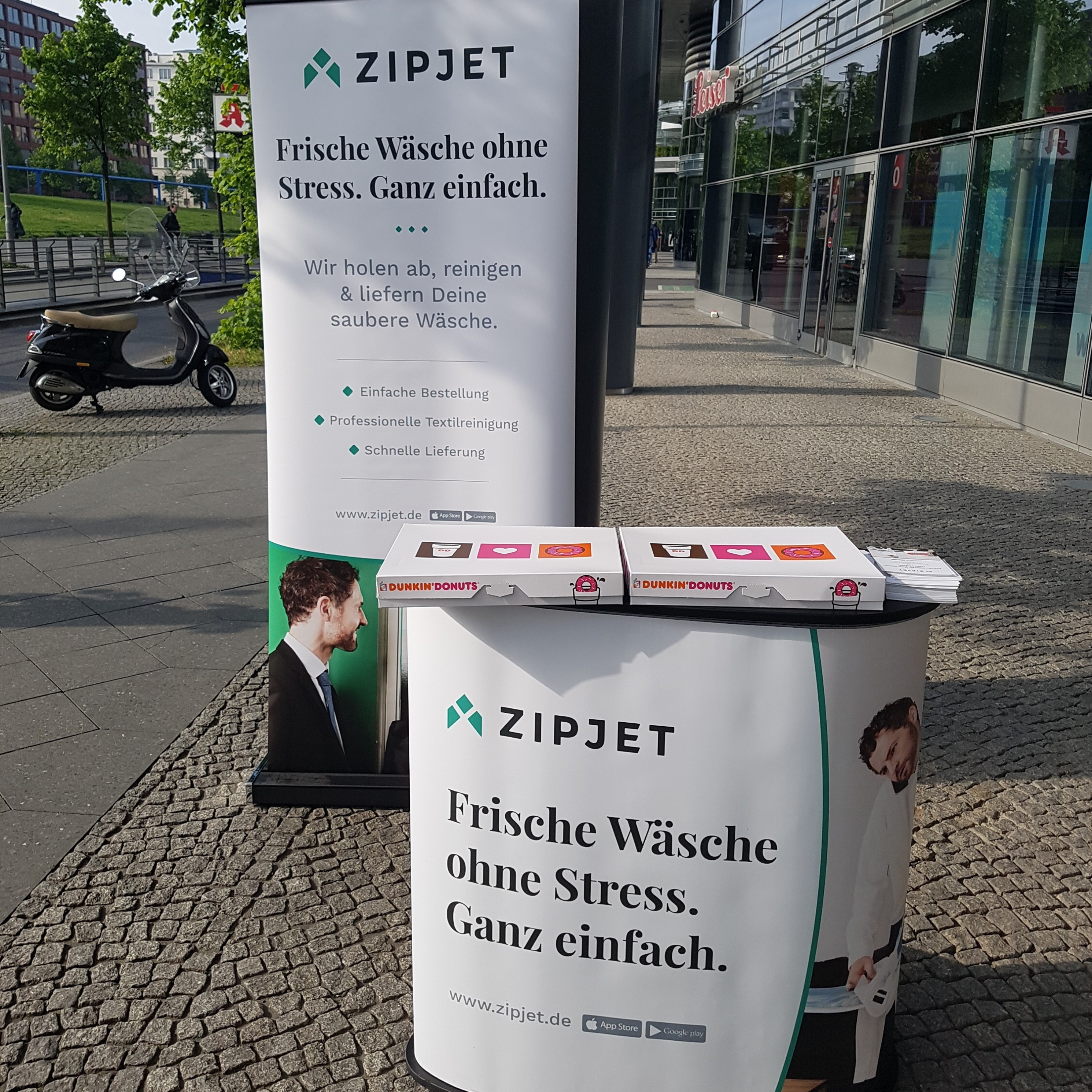 Mitarbeiter im Einsatz