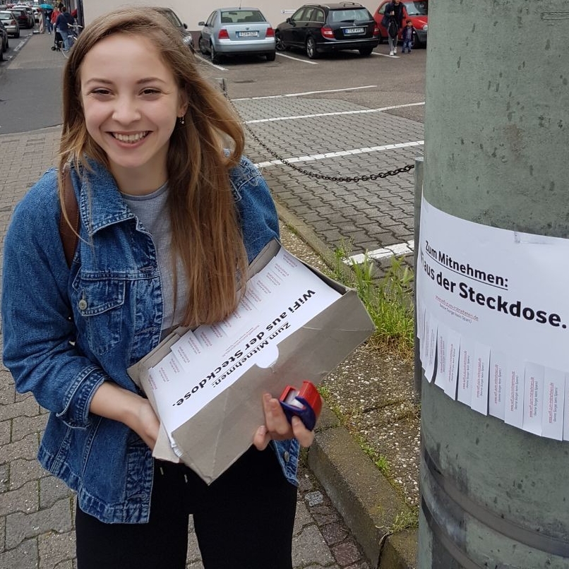 Mitarbeiter im Einsatz