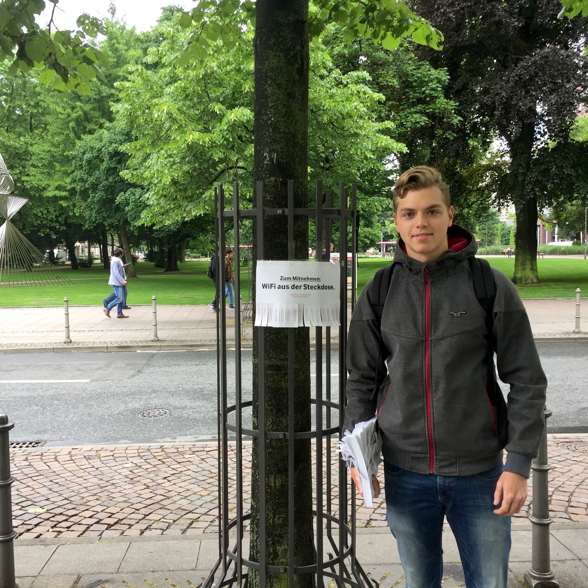 Mitarbeiter im Einsatz