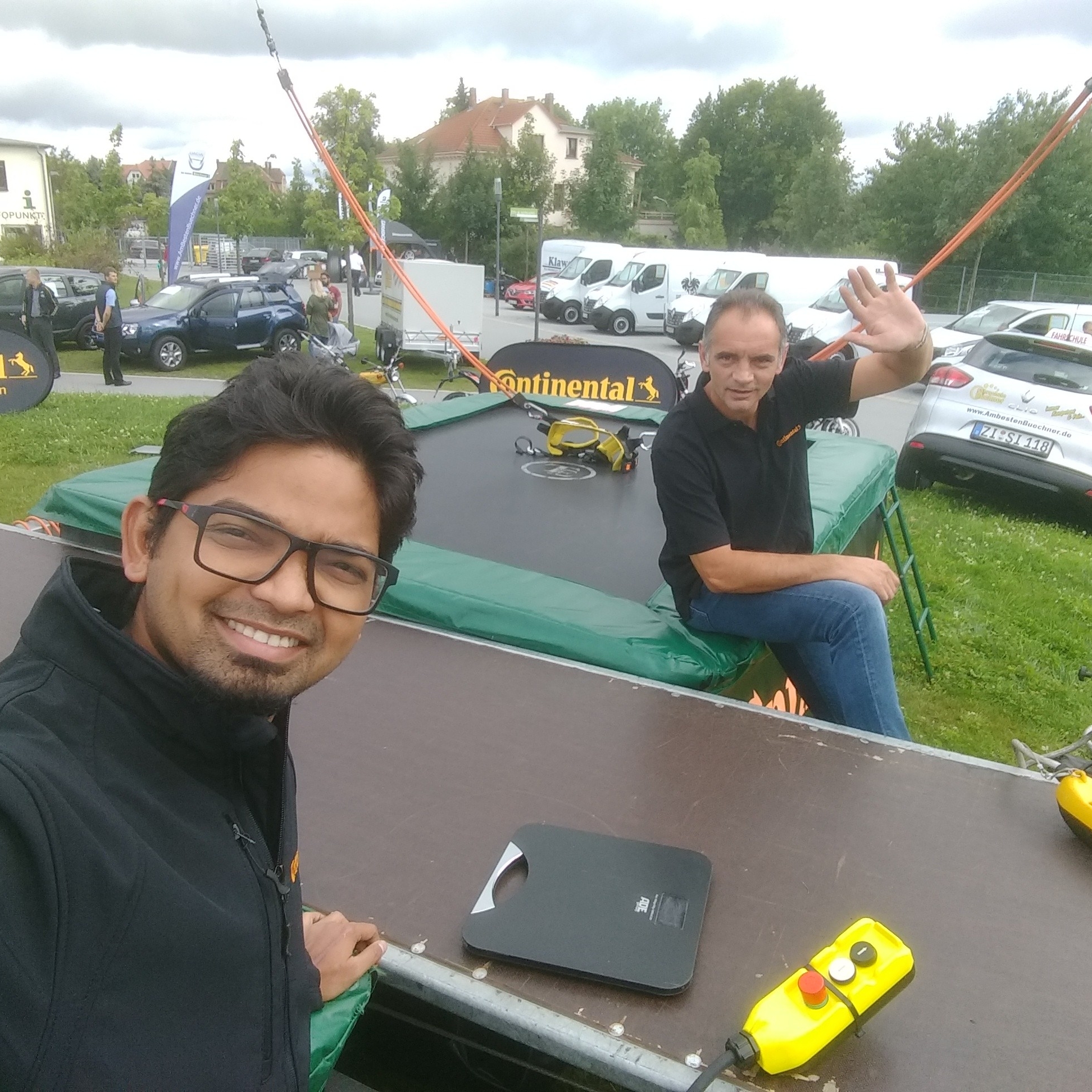 Mitarbeiter im Einsatz