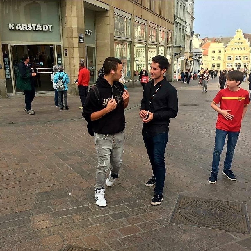 Mitarbeiter im Einsatz