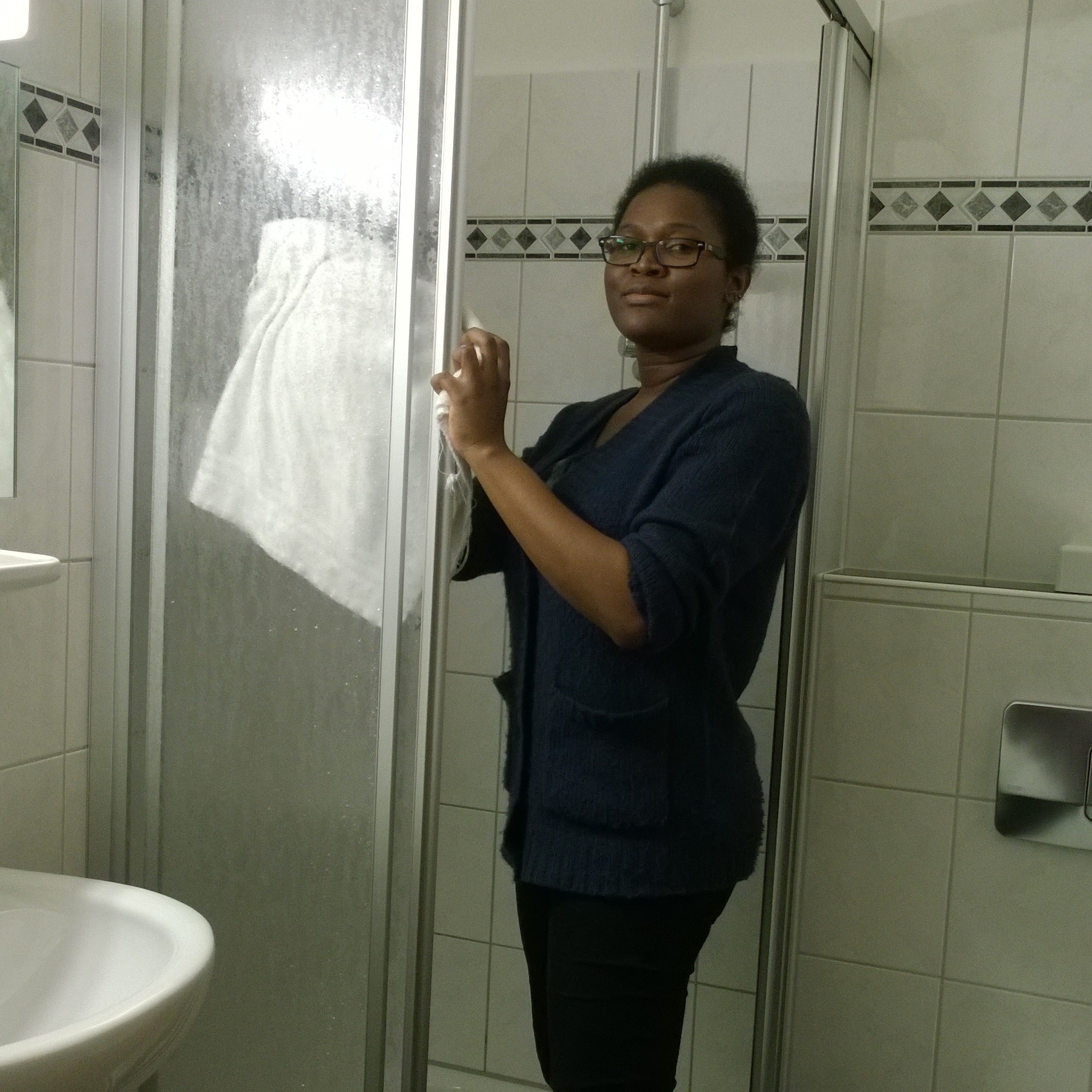 Ines Laetitia bei der Arbeit