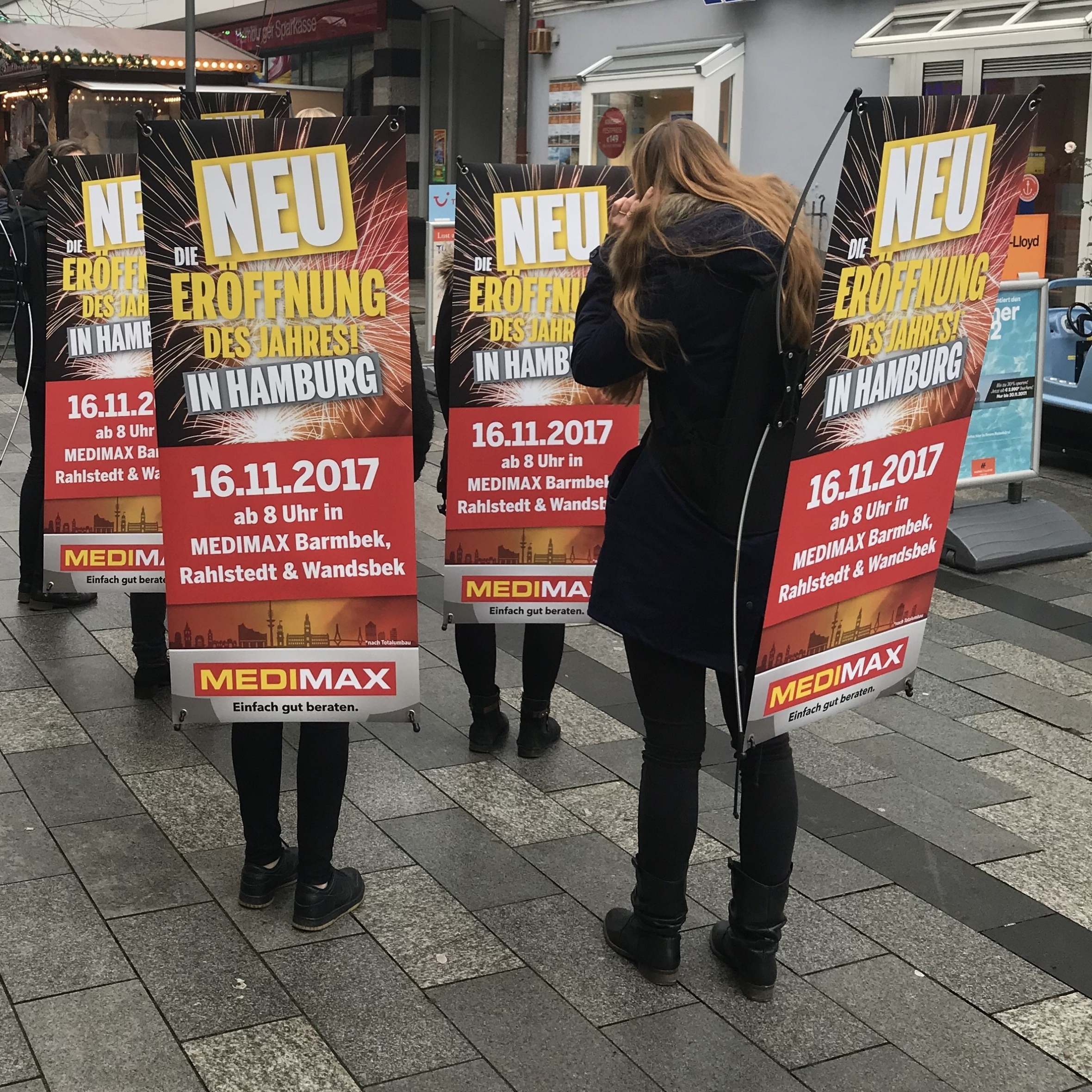 Mitarbeiter im Einsatz