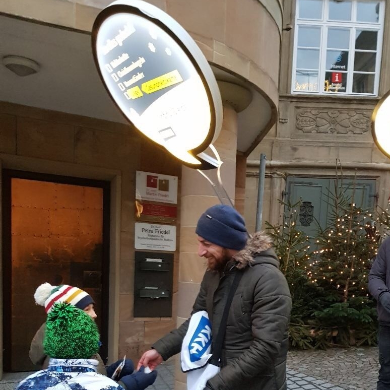 Mitarbeiter im Einsatz
