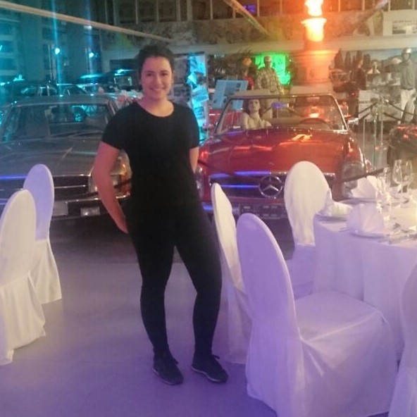 Diana Nayeli bei der Arbeit