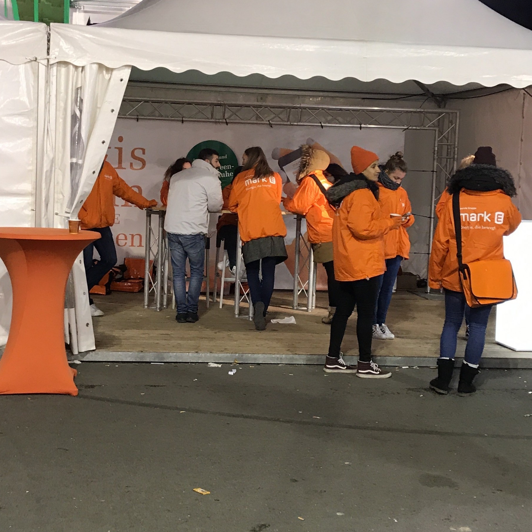 Mitarbeiter im Einsatz