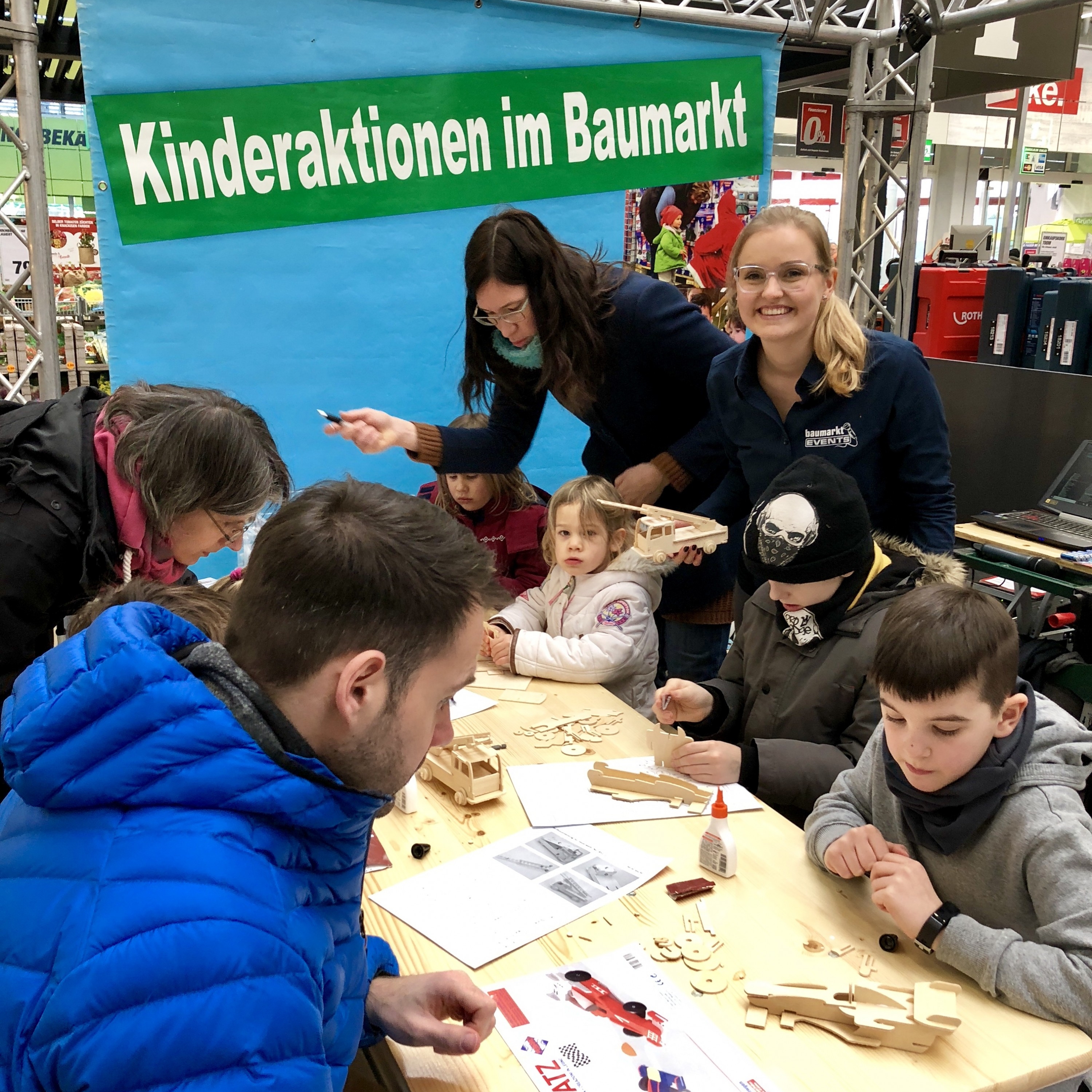 Mitarbeiter im Einsatz