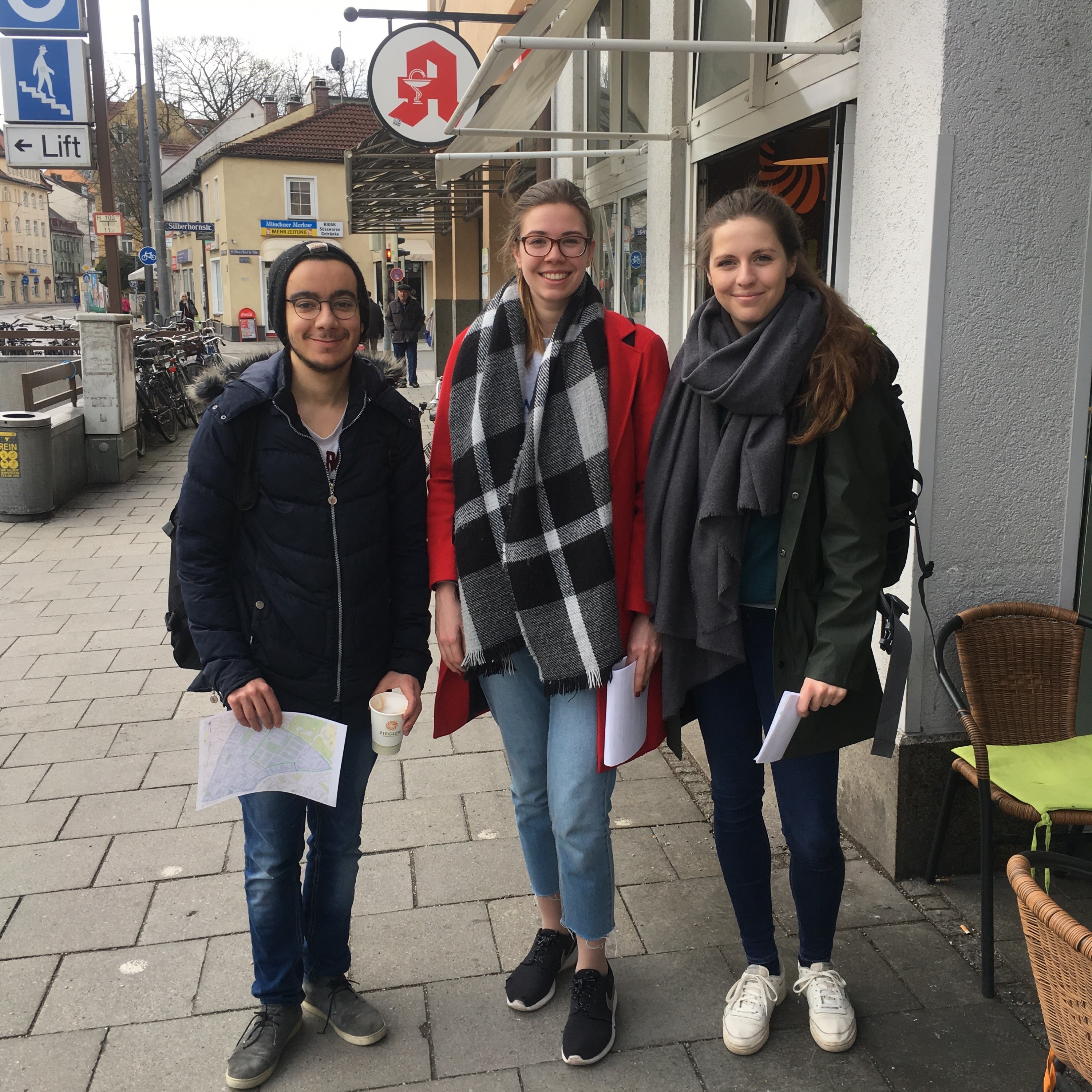 Mitarbeiter im Einsatz