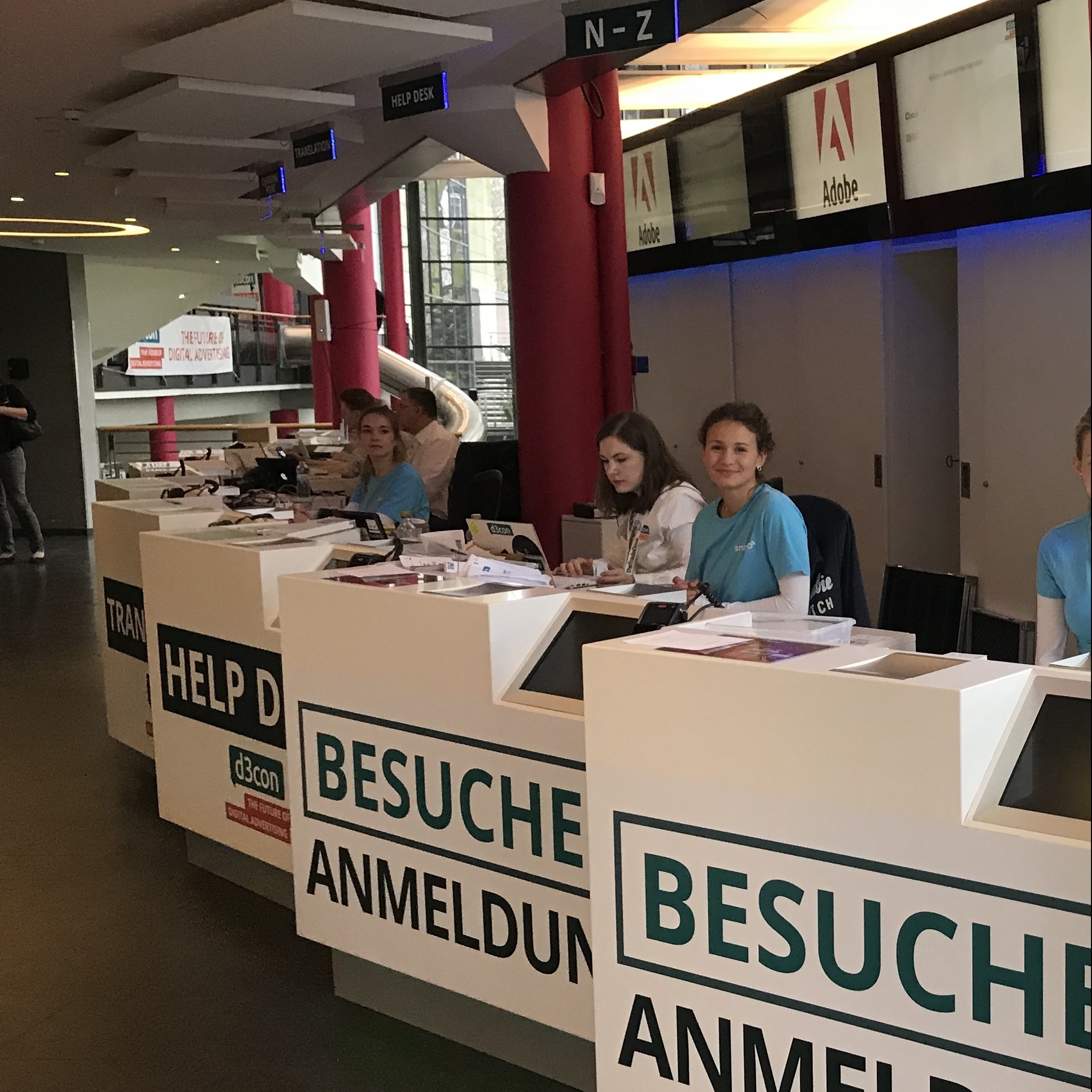 Mitarbeiter im Einsatz