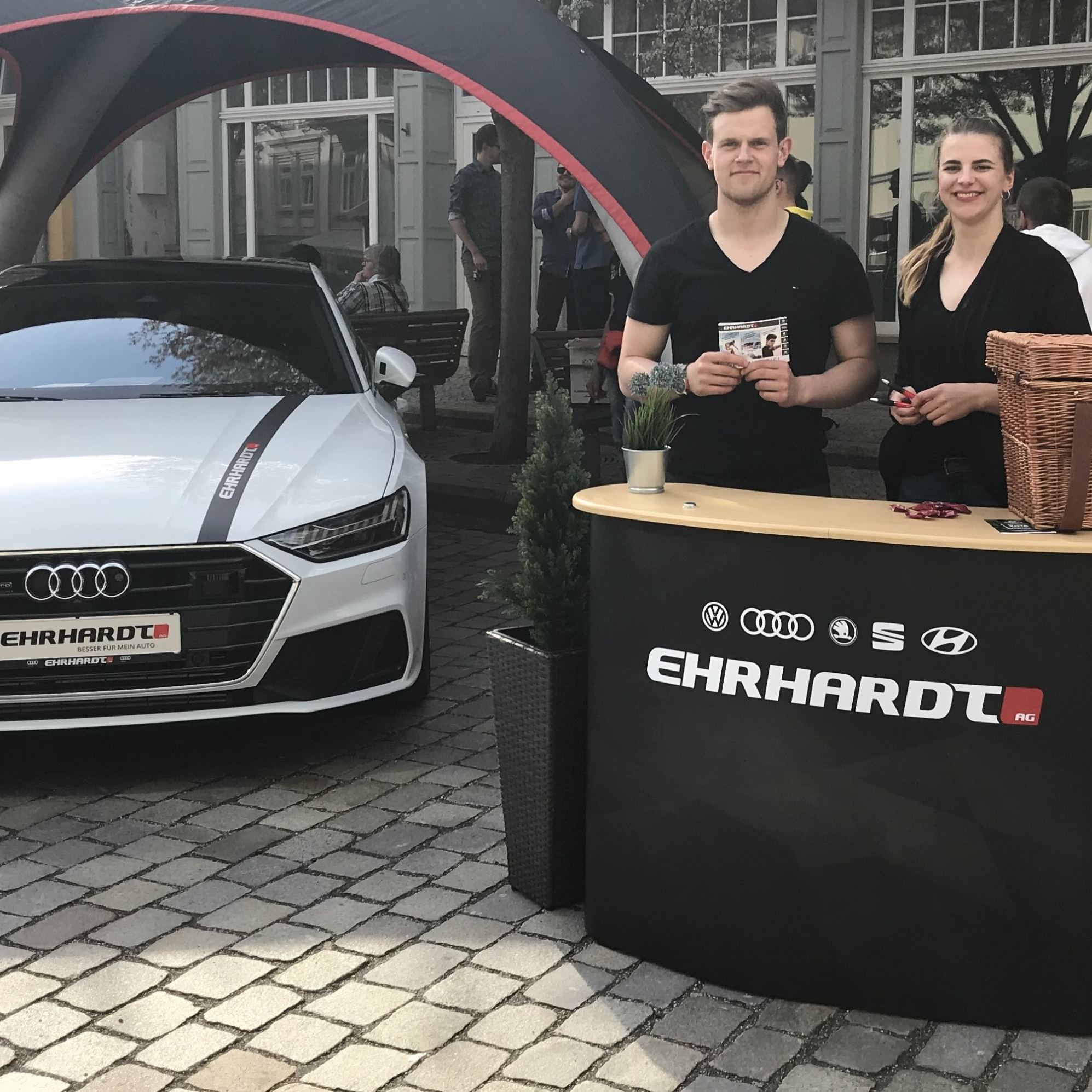 Mitarbeiter im Einsatz